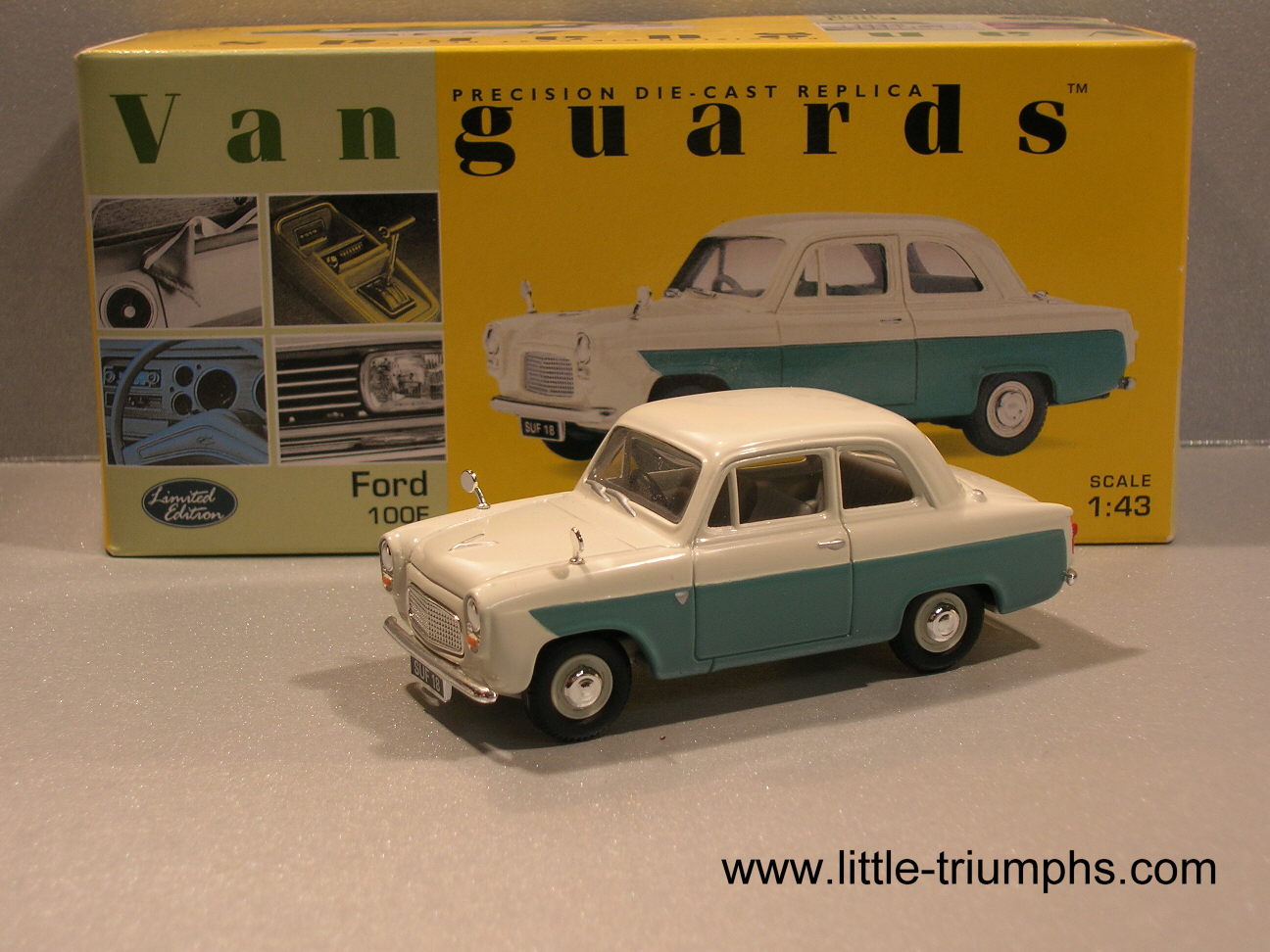 Ford 100 E - 2-Tone Ivory/Hereford Green - 