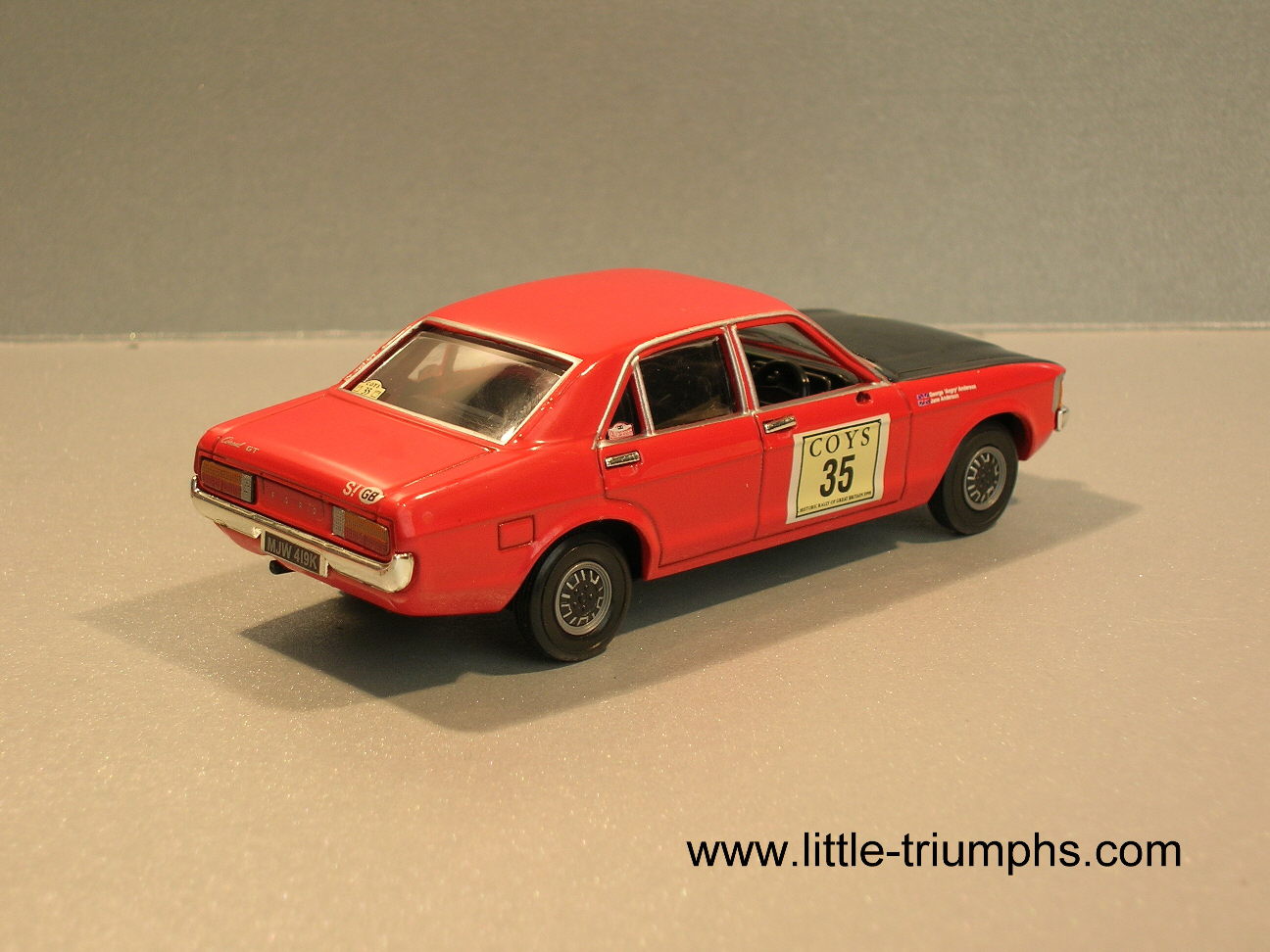 Ford Consul 3000 GT - Coys historic Rally  Great Britain 1998  - 